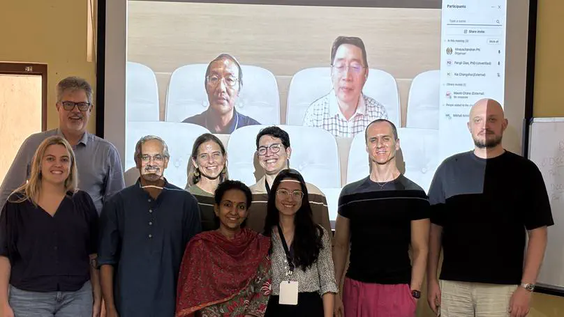 Project meeting in IISc, CAOS